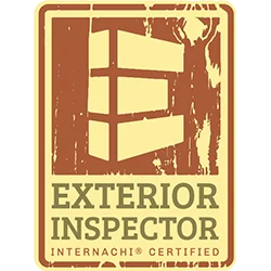 Certified exterior home inspector badge - exterior inspection California