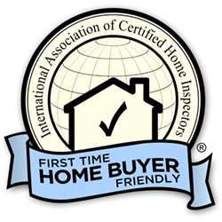 First-time home buyer friendly inspector badge - beginner friendly home inspection