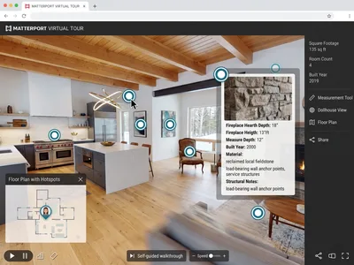 Inspect.re 3D virtual tour home inspection technology creating immersive digital twin of California property